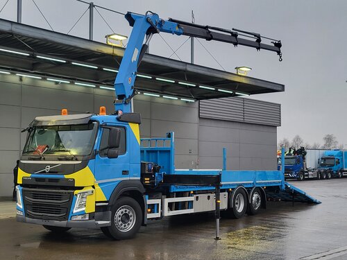 Volvo FM 410 6X2 Alumac Open laadbak vrachtwagens