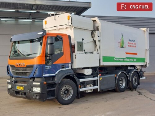 Iveco Stralis 330 6X2 ASF Seitenlader شاحنة القمامة