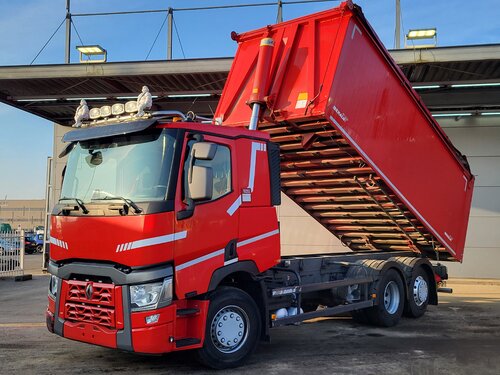Renault T 480 6X2 Benalu Kipper Lkw