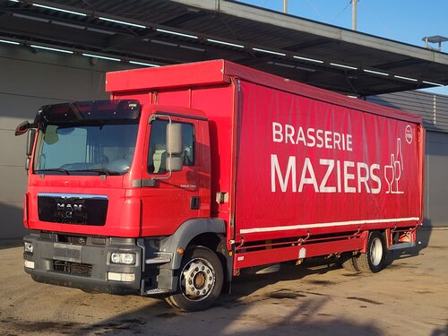 MAN TGM 15.250 4X2 Carrosserie Leruth Curtainside Truck