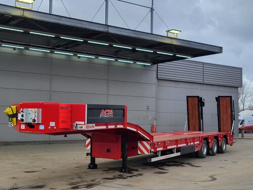 GVN Lowbed Low loader semi-trailer