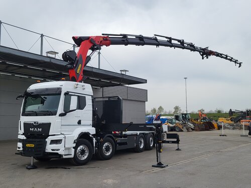 MAN TGX 35.520 8X4 открытый