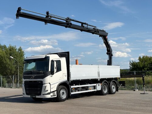 Volvo FM 420 6X2 Metsatek شاحنات مسطحة