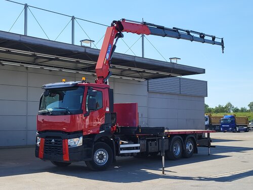 Renault C 380 6X2 Carrosserie Laumonier Fladvogne lastbiler