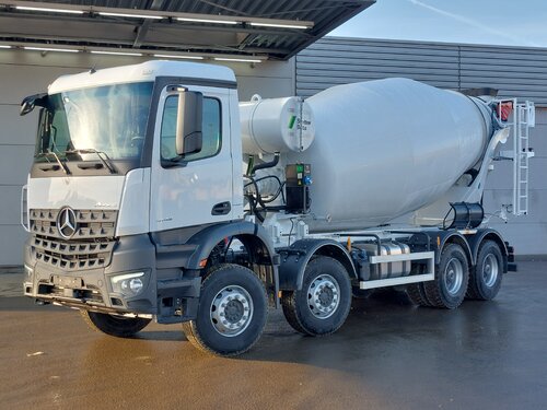 Mercedes Arocs 4142 8X4 Stetter Бетономешалка грузовик