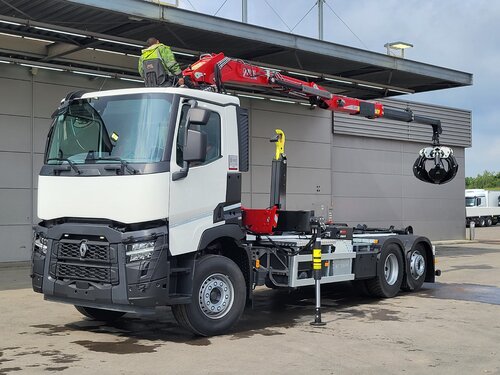 Renault C 480 6X2 HIAB Kamion s kukom za podizanje tereta