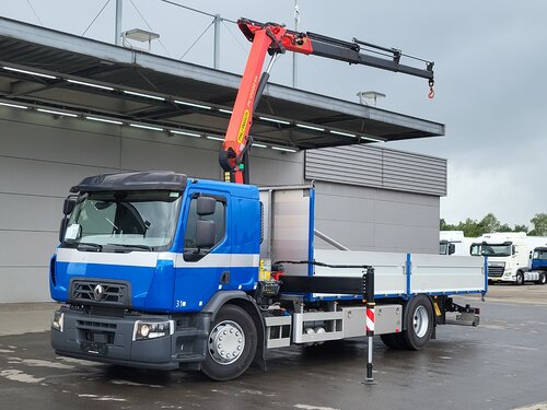 Renault D 380 4X2 Lanz+Marti Camion plateaux