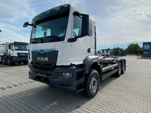 MAN TGS 26.480 6X4 Hyva грузовик с крюковым погрузчиком