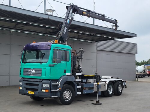 MAN TGA 26.360 6X2 Hiab Lastbil med kroklyft