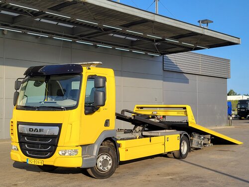 DAF LF 230 4X2 Falkom поврежденному автомобилю