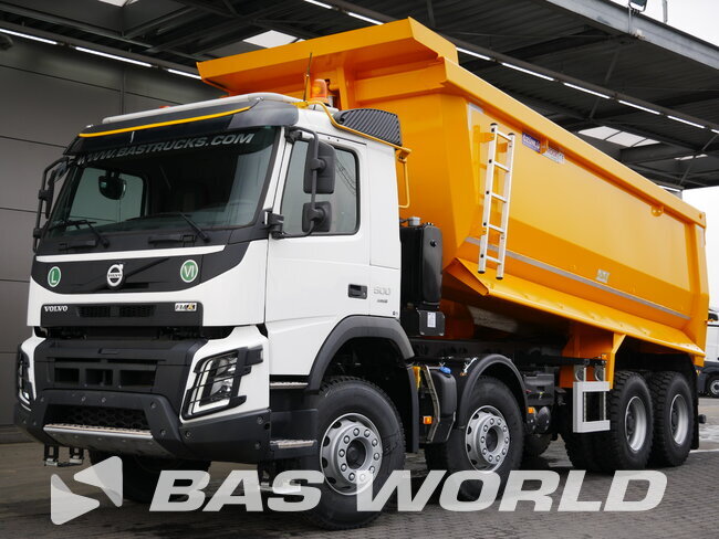 Tipper Volvo FMX 500 8X4 Big-Axle Steelsuspension VEB+ Euro 6