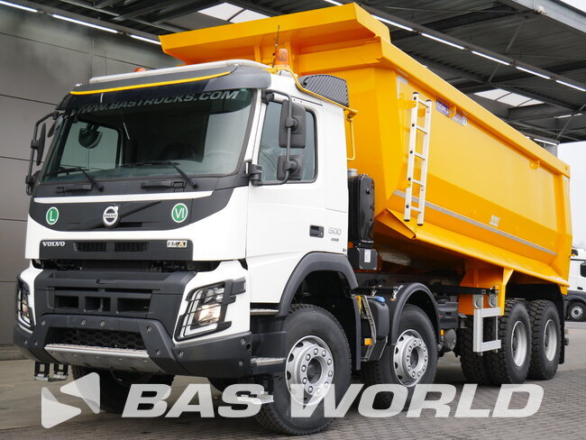 Volvo FMX 500 8X4 Big-Axle Steelsuspension VEB+ Euro 6 dump truck